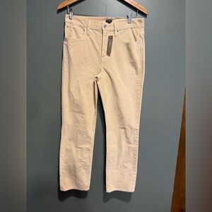 J. Crew Cream Corduroy Pants